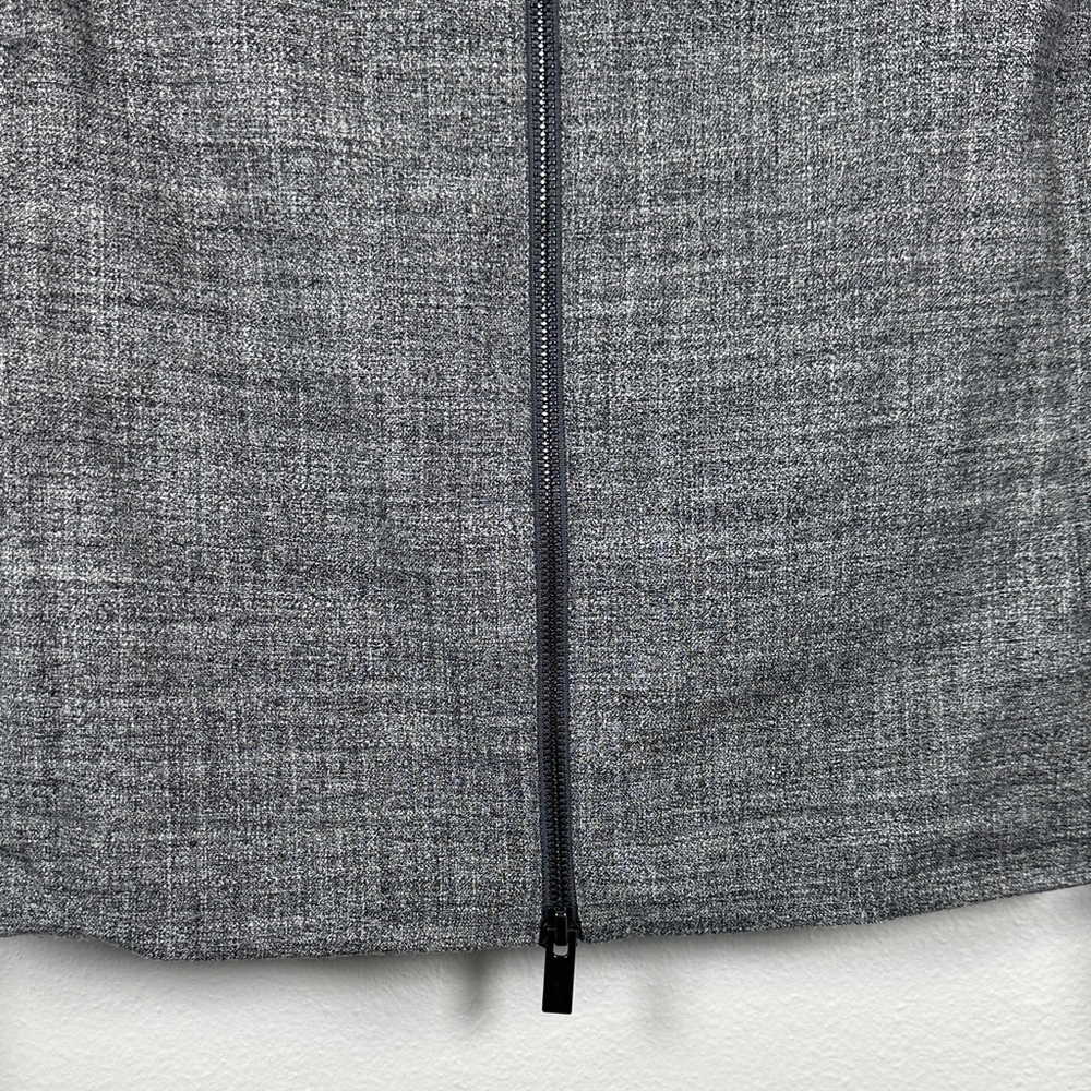 Murano Slim Fit Charcoal Gray Lightweight Zip Front Jacket Men’s Small - Picture 5 of 9